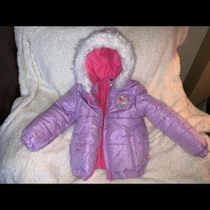 ❄️🌸 Girls Disney Frozen Winter Coat Sz. 5/6🌸❄️